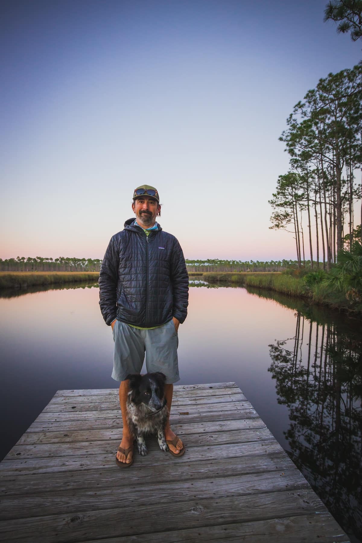 Ryan wearing a Patagonia Nano Puff Hoodie in Florida