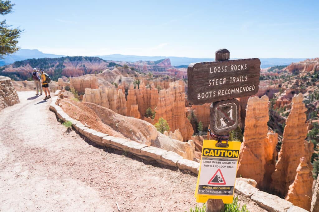 The Fairyland Loop Trail in Bryce Canyon National Park