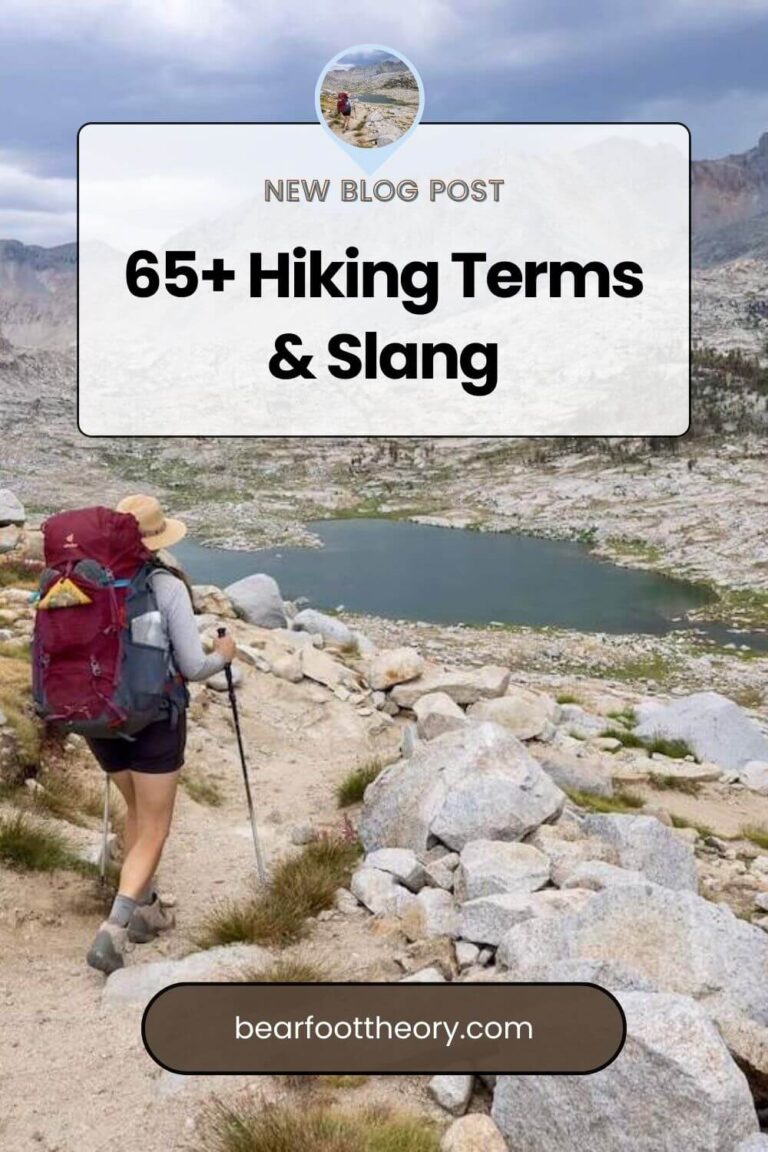 65+ Essential Hiking Terms You Need To Know (A-Z Glossary) – Bearfoot ...