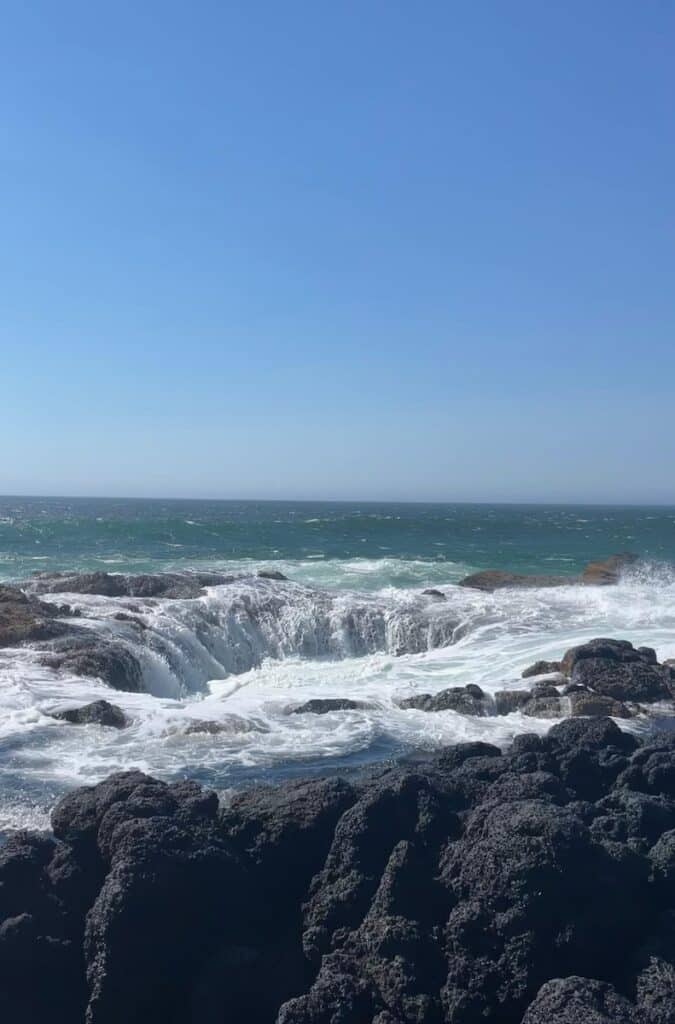 Thor's Well on the Oregon Coast