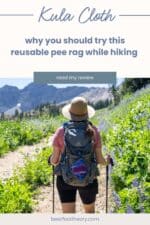Man Using Kula Cloth Kula Cloth Review: Why I Love this Reusable Pee Rag – Bearfoot Theory
